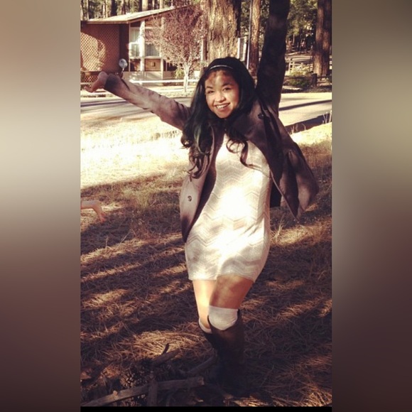 Express Pattern Sweater Dress - Picture 5 of 5